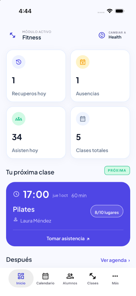 App Fitness Dashboard